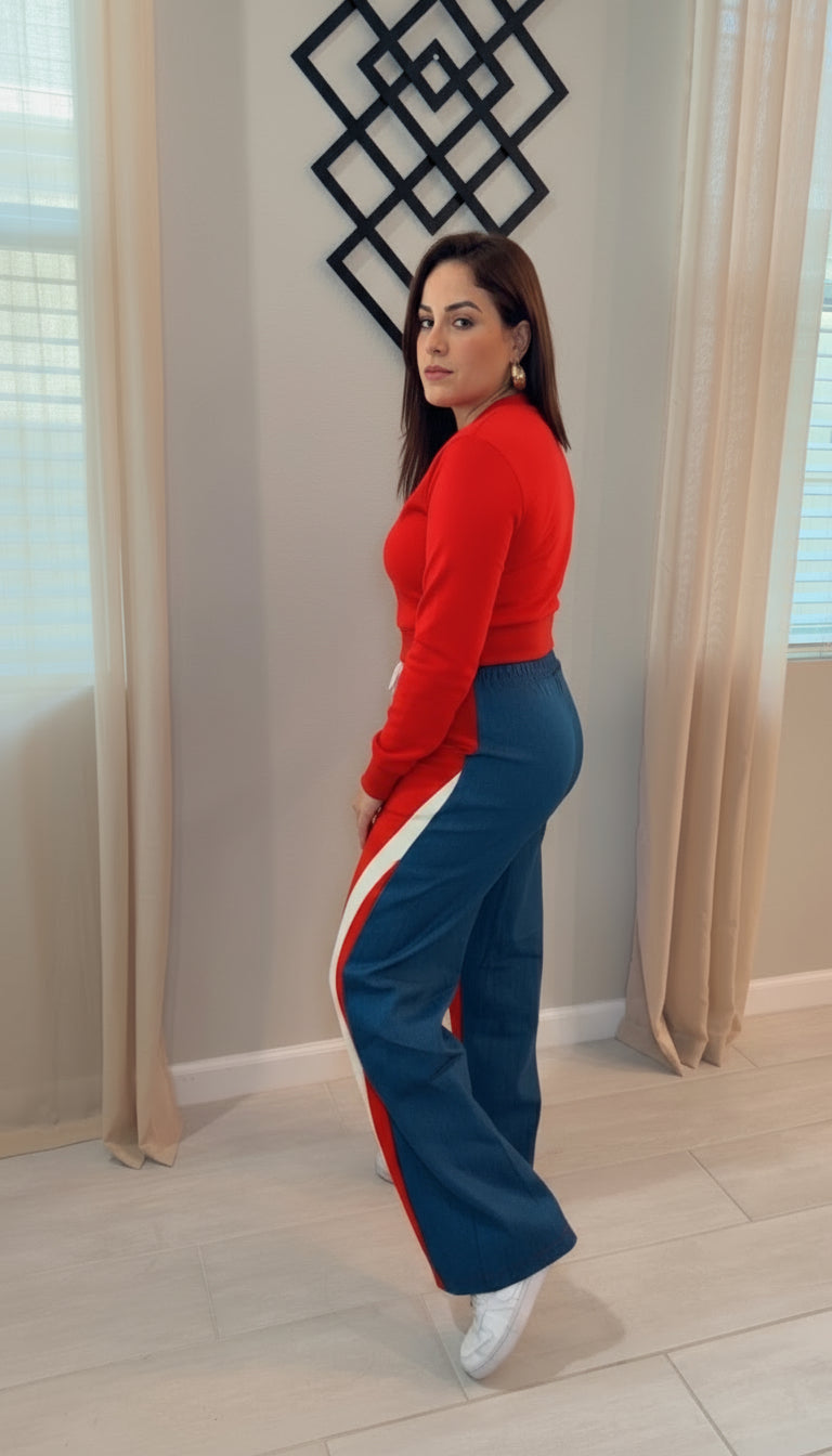 Velvet Sky Set- Rojo