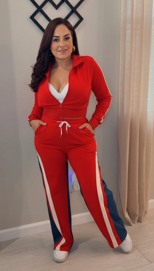 Velvet Sky Set- Rojo