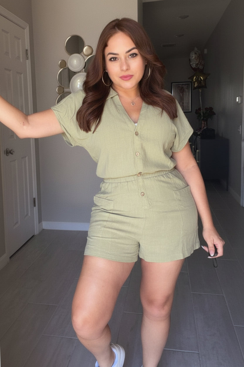 Romper Green