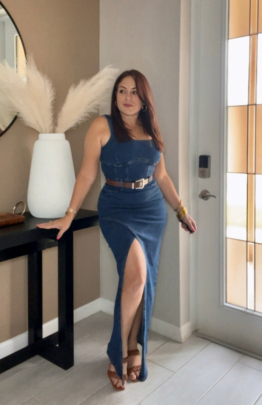 After Thought Denim Dress